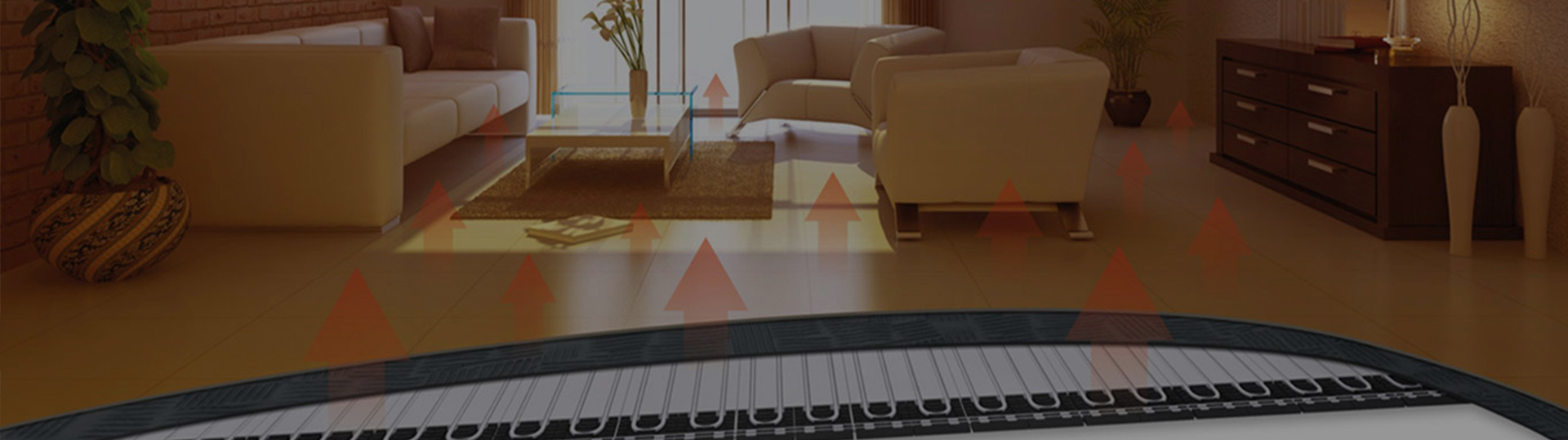 Radiant floor heating solutions banner for the Pittsburgh, Pennsylvania area.